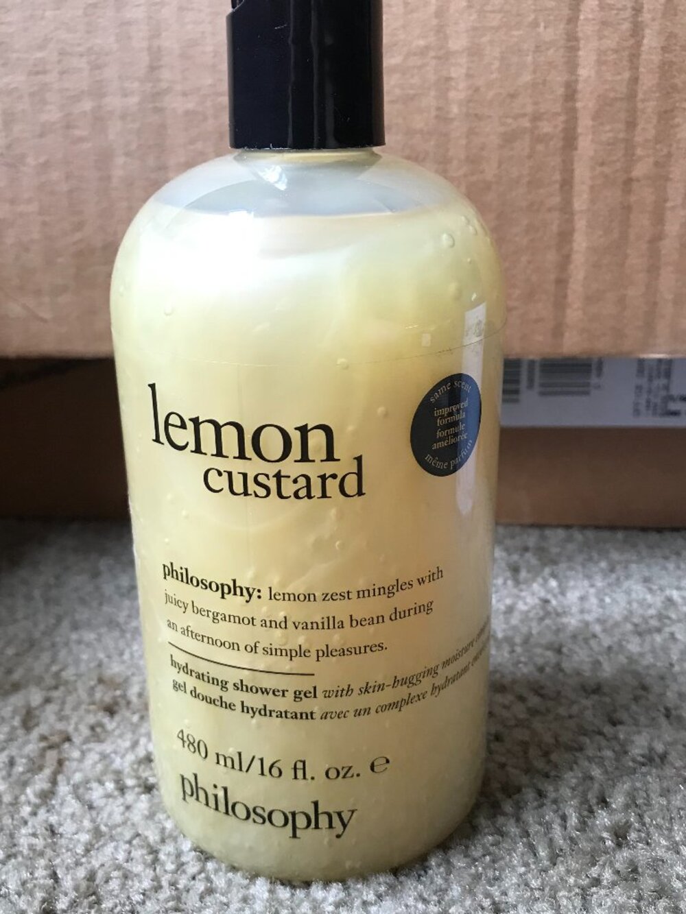 New Philosophy Lemon Custard shower gel etc 16 oz